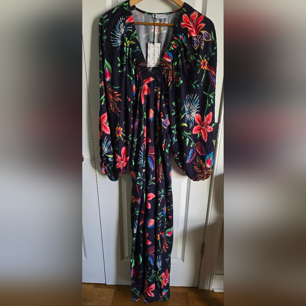 Floral Maxi Dress with Vibrant Colors